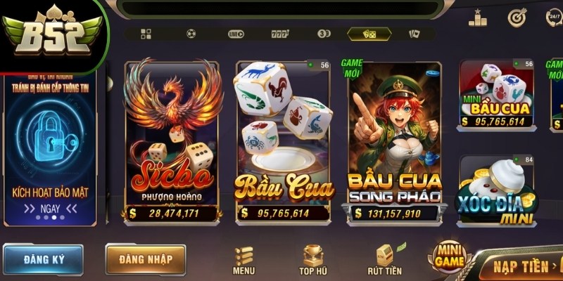Cột mốc đáng nhớ khi giới thiệu về B52Club
