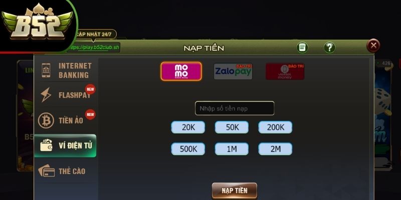 Chi giao dịch đúng thông tin từ cổng game